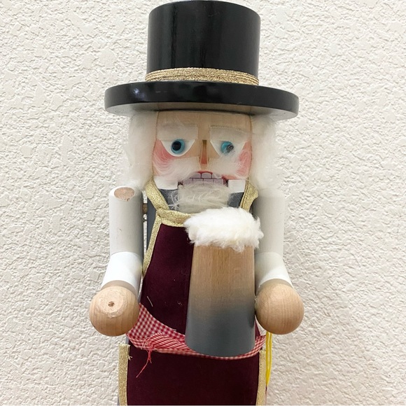 STEINBACH Volkskunst Germany  Brewmaster 17” Nutcracker Music Box MISSING CRATE - Picture 4 of 16
